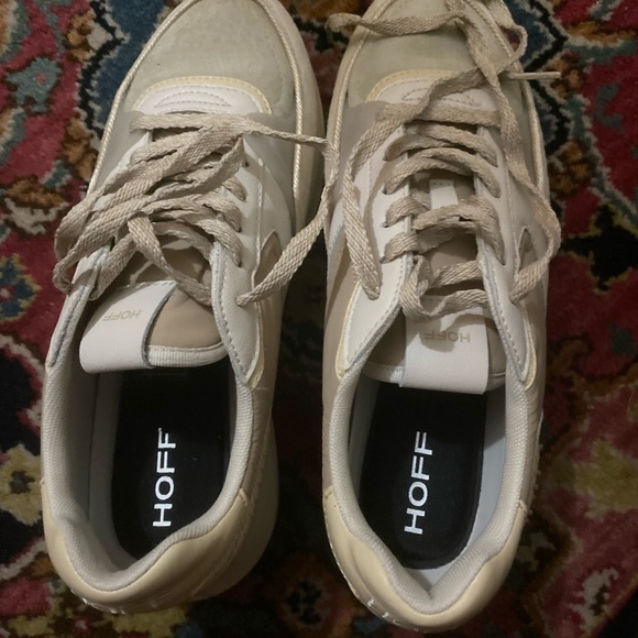 Stylish Beige Sneakers - Picture 4 of 7